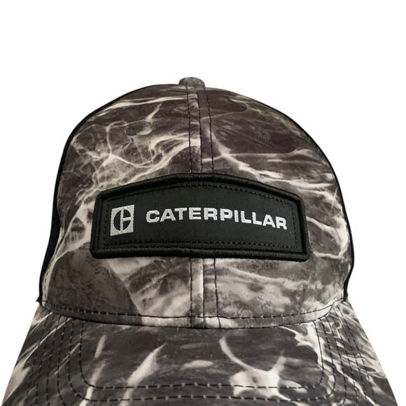 CAT Caterpillar Adjustable Snapback Equipment Foam Mesh Trucker Hat Cap - Picture 10 of 11